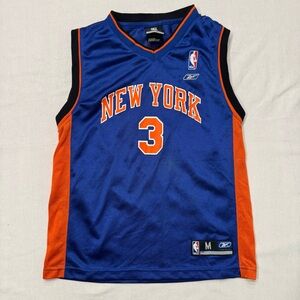 Reebok NBA Basketball Jersey New York Knicks Stephon Marbury #3 Youth Medium